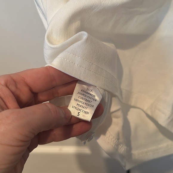 White Bustier with tie shoulders - Picture 2 of 5